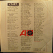 Atlantic Records 6th paper inner sleeve